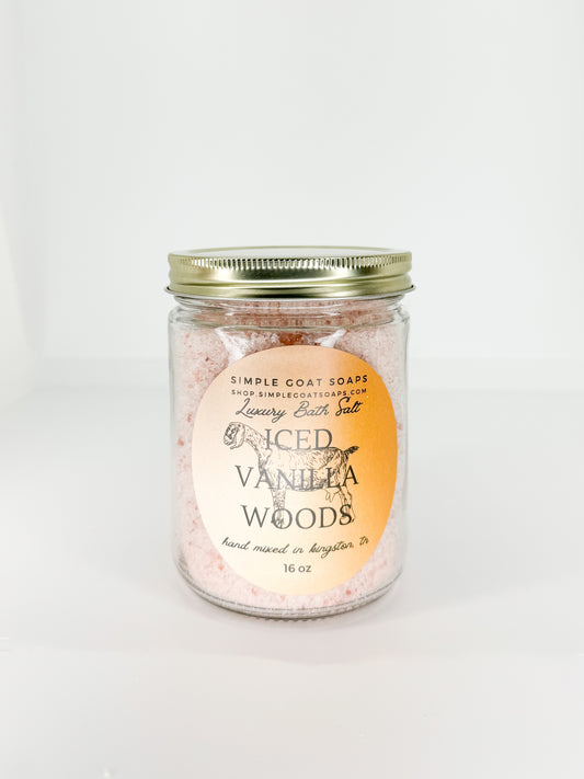 Iced Vanilla Woods - Luxury Bath Salt