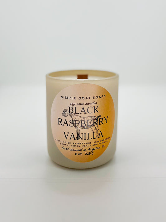 Black Raspberry Vanilla - Soy Wax Candle