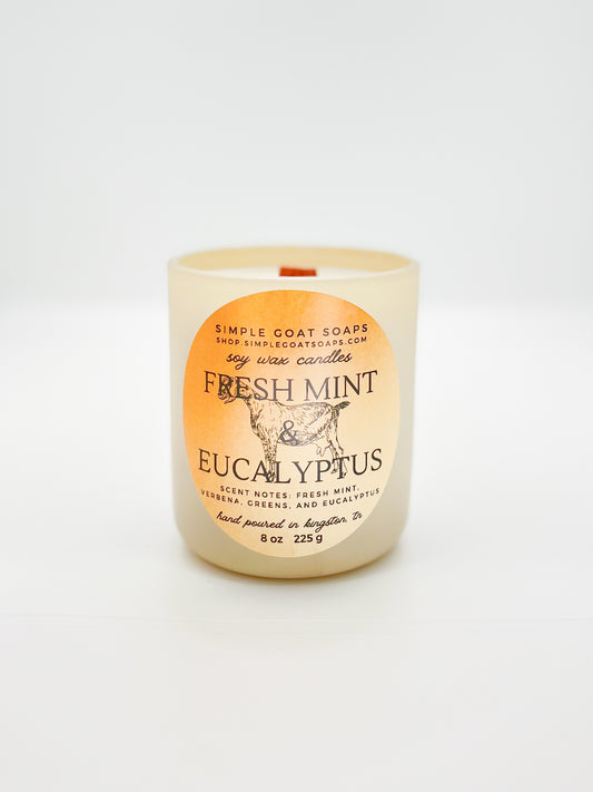 Fresh Mint & Eucalyptus - Soy Wax Candle